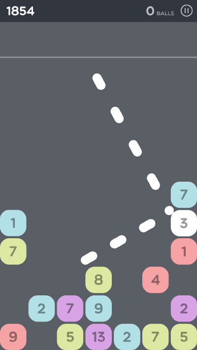 Balls Out balls shooting against blocks